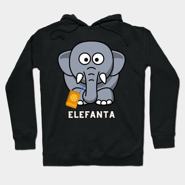 elephant fanta graphic Hoodie by PetLolly